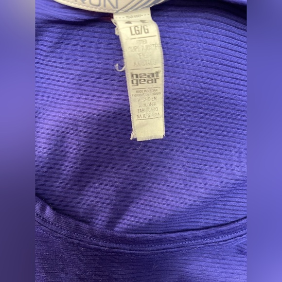 Under Armour Women's Purple Short Sleeve - Picture 7 of 8